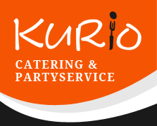 The logo for Ralf Kurio â€“ Kurio Catering & Partyservice